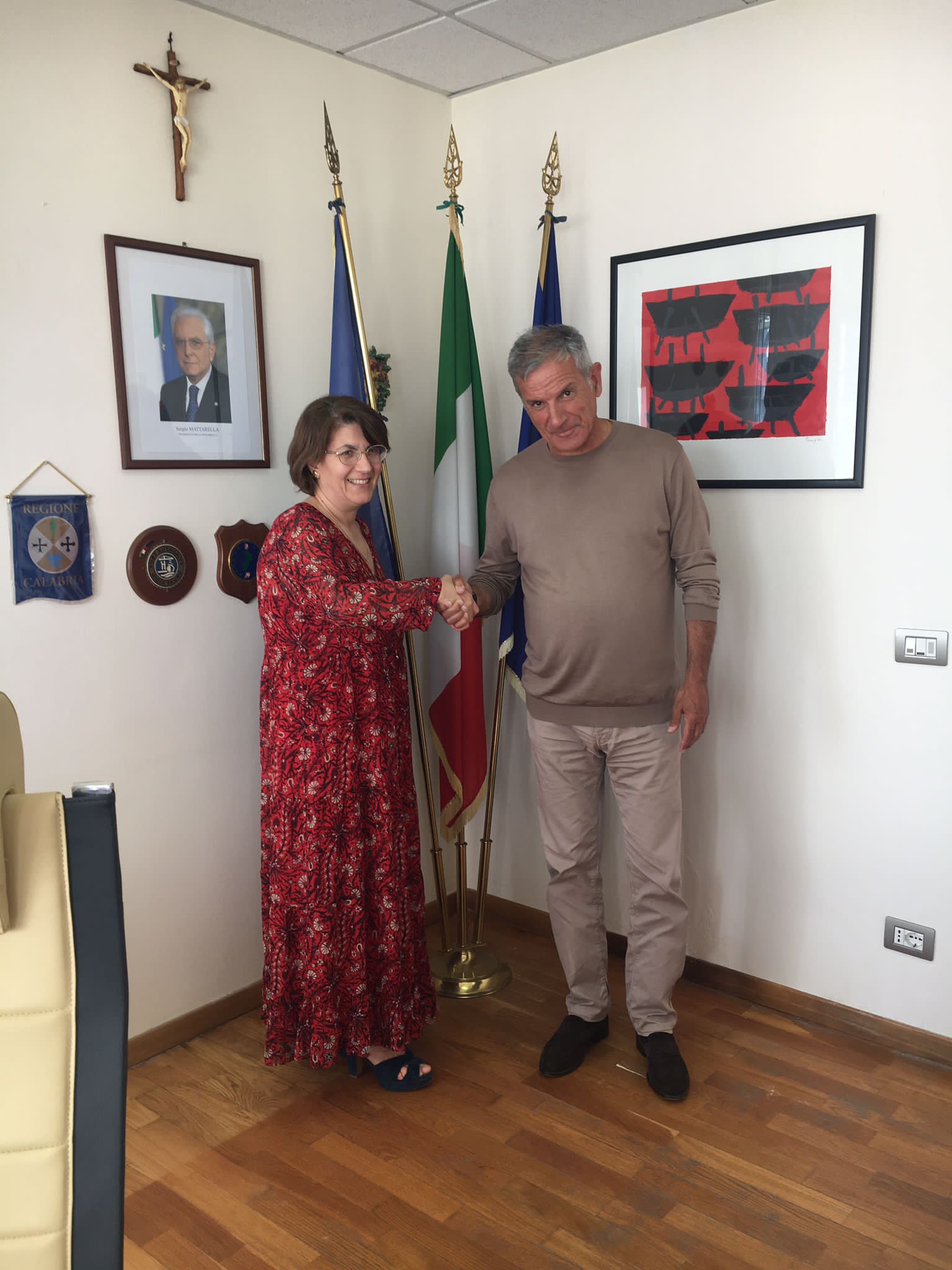 La Senatrice Abate ha fatto visita al Presidente Agostinelli